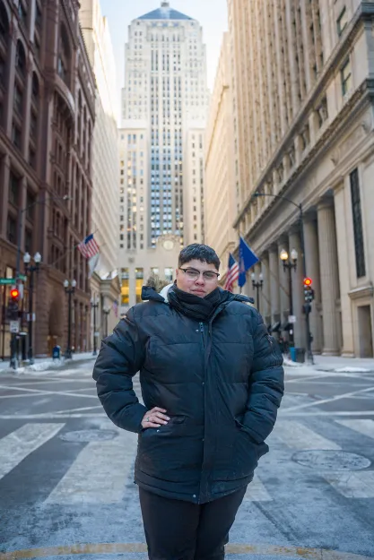 ICE App creator Kae Rosado in Chicago